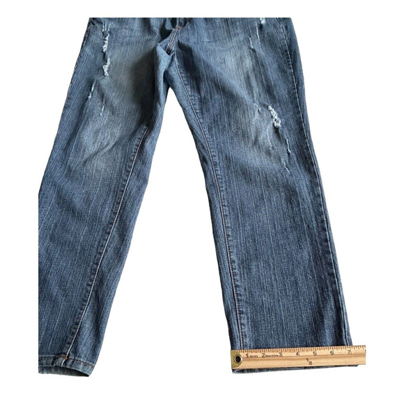 Lane Bryant Jeans Womens Size 22 Straight Leg Light Wash Tapered High Rise Denim - Picture 14 of 15